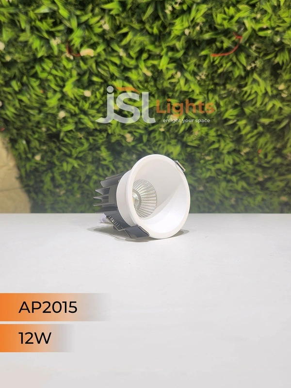APRA AP 2015 12W White Deep Recessed COB Downlight - 12W, 4000K, White