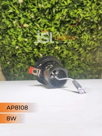 APRA 8108 8W Deep Recessed COB Pop Up Downlight - 8W, 3000K, Black