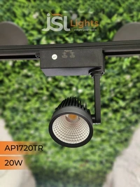 APRA 1720 20W LED Track Spotlight Black Body - 4000K, Black