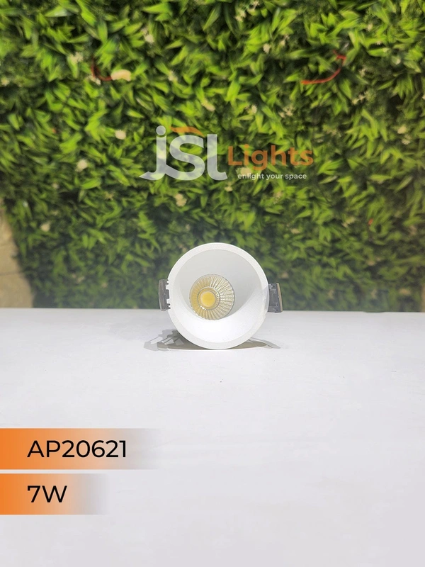 APRA AP20621 7W White Body Recessed COB Downlight - 7W, 4000K, White