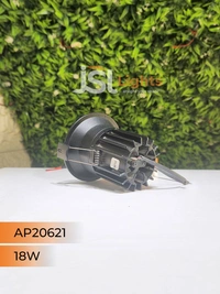 APRA AP20621 18W Black Body Recessed COB Downlight - 18W, 3000K, Black