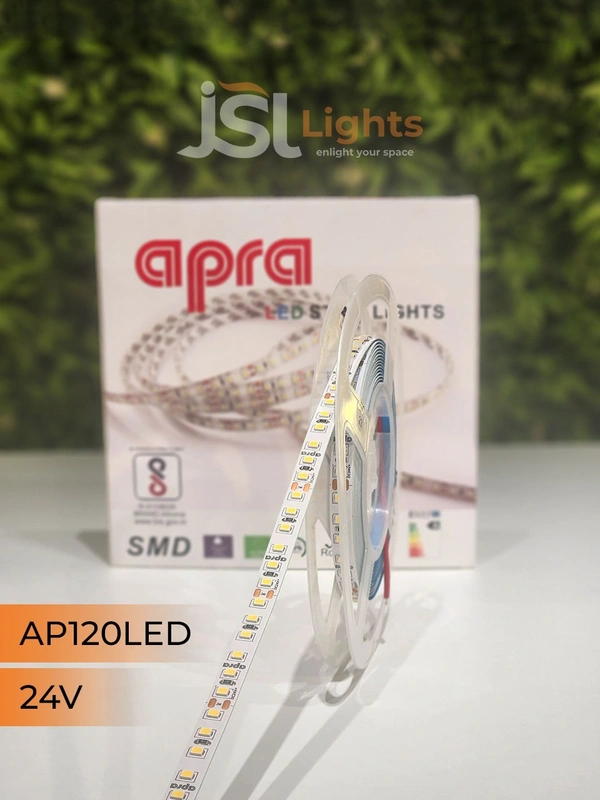 APRA 24V 2835 120Led Strip Light 5Mt Pack - 120LED, WW