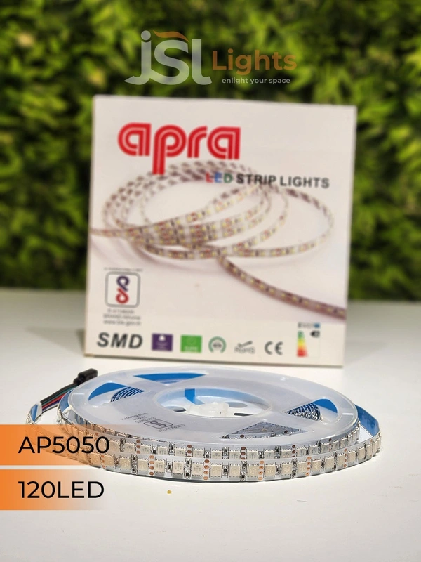 APRA 12V 5050 RGB 120Led Strip Light 5Mt Pack - 120LED