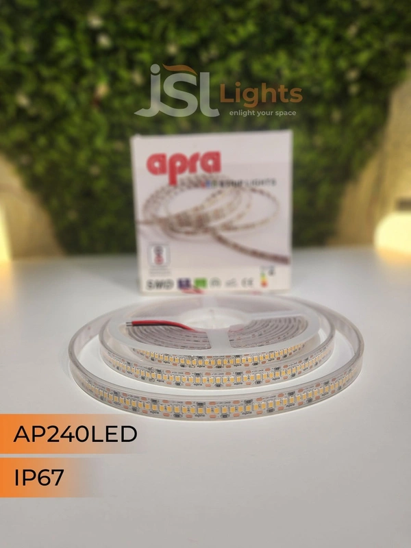 APRA 12V 2835 240Led IP67 Strip Light 5Mt Pack - 240LED, WW