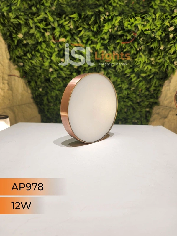 APRA  AP978 12W Round Surface Diffuser Panel Light - 12W, 3000K, CP
