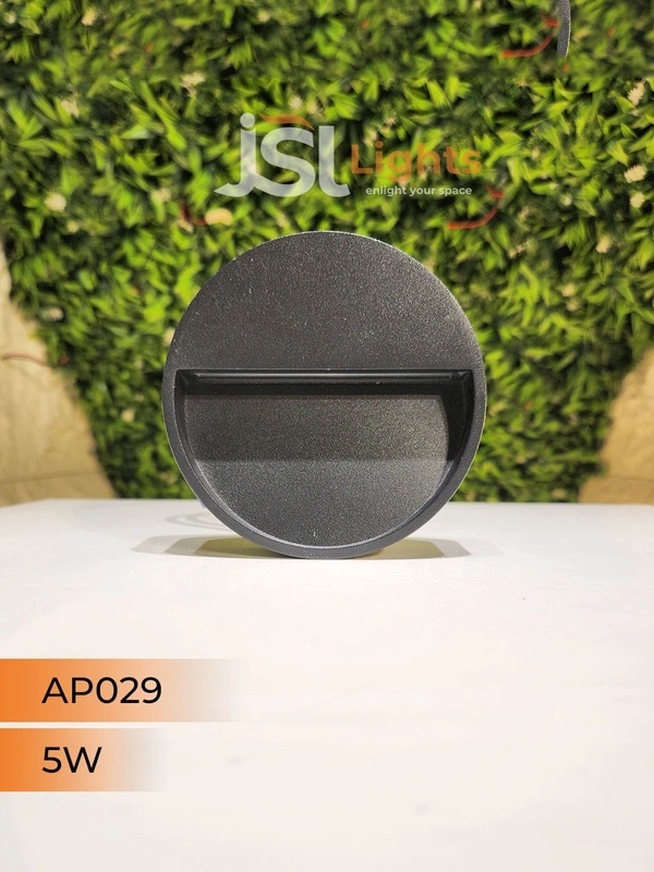 APRA YCD029 5W Round Black Foot Light - 5W, 3000K