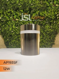 APRA AP193 12W Round PB Surface Cylinder Light - 12W, 3000K, PB