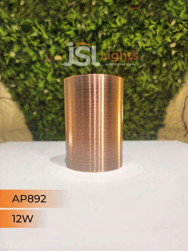 APRA AP892 12W Round CP Surface Cylinder Light - 12W, 4000K, CP