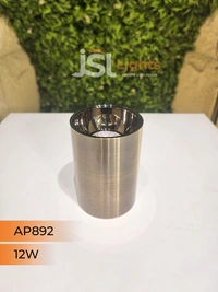 APRA AP892 12W Round AB Surface Cylinder Light - 12W, 3000K, AB