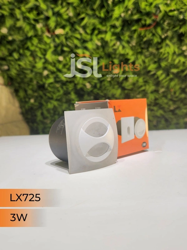 LX725 3W Led Foot Light - White, SQ