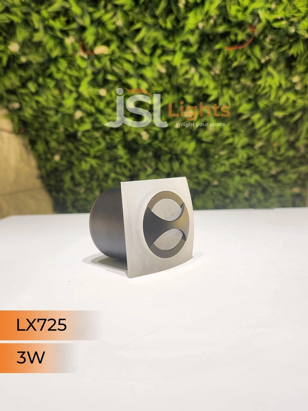 LX725 3W Led Foot Light - Black, SQ