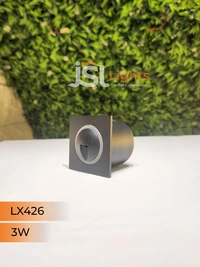LX426 3W Led Foot Light - Black, SQ