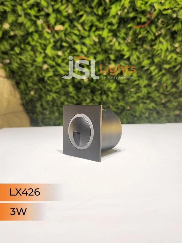 LX426 3W Led Foot Light - Black, SQ