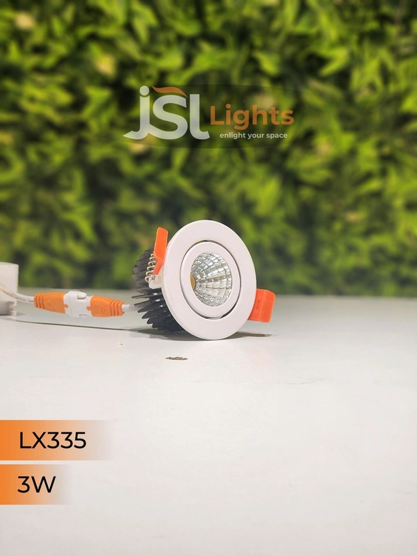 LX LX 335 COB Niche Light – Premium Focus LED for Home, Show Window & Display Lighting | Energy Efficient Downlight for Interior Use - 3W, 4000K