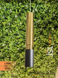 LX 882 Black GD 18W Surface Hanging Light - 18W, 3000K