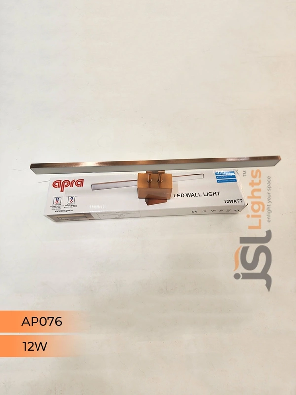 APRA AP076 12W CP Wall Mirror Light - 12W, CP