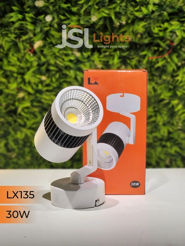 LX 135 30W LED Wall Spotlight White Body - 30W, 6000K, White