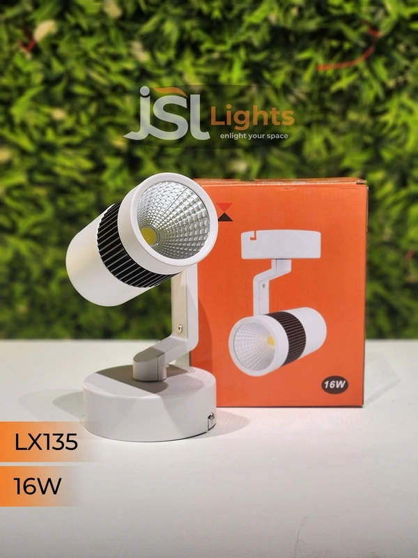 LX 135 16W LED Wall Spotlight White Body - 16W, 4000K, White