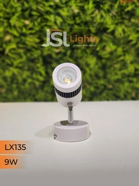 LX 135 9W LED Wall Spotlight White Body - 9W, 3000K, White