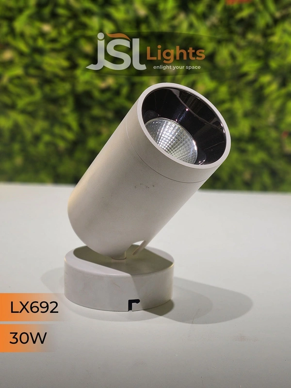 LX 692 30W LED Wall Spotlight White Body - 30W, 4000K, White