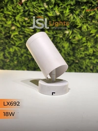 LX 692 18W LED Wall Spotlight White Body - 18W, 6000K, White