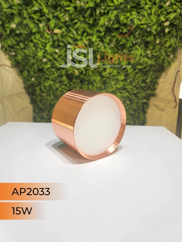 APRA AP2033 15W Round Surface Diffuser Panel Light - 15W, 4000K, Drawing RG