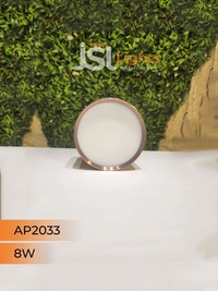 APRA AP2033 8W Round Surface Diffuser Panel Light - 8W, 4000K, Red Bronze