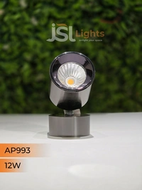 LX Buy 993 12W LED Wall Focus Light – Pearl/Metallic Black | Warm White 3000K Surface Mount - 12W, Pearl Black (PB)