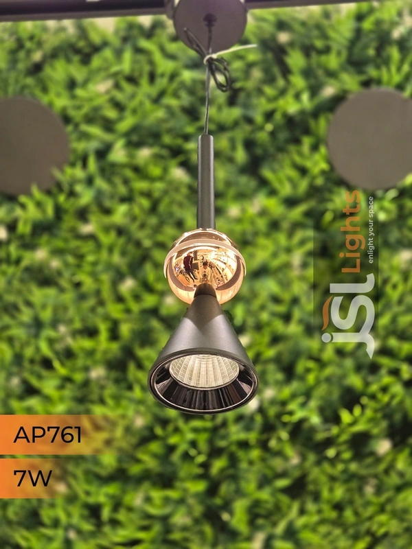 APRA761 7W BK RG 3CCT Surface Hanging Light