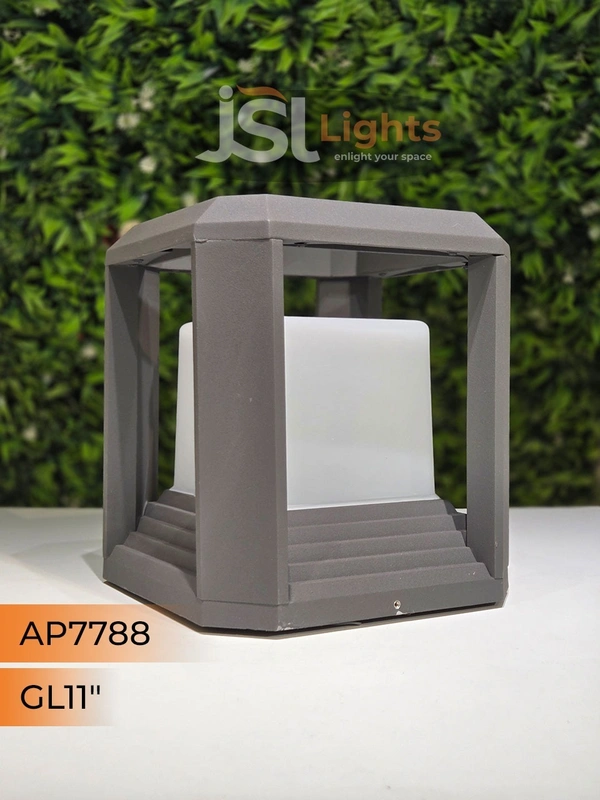 JSL  7788 11 Inches Outdoor Pillar Post Gate Light - Gate Light 11"