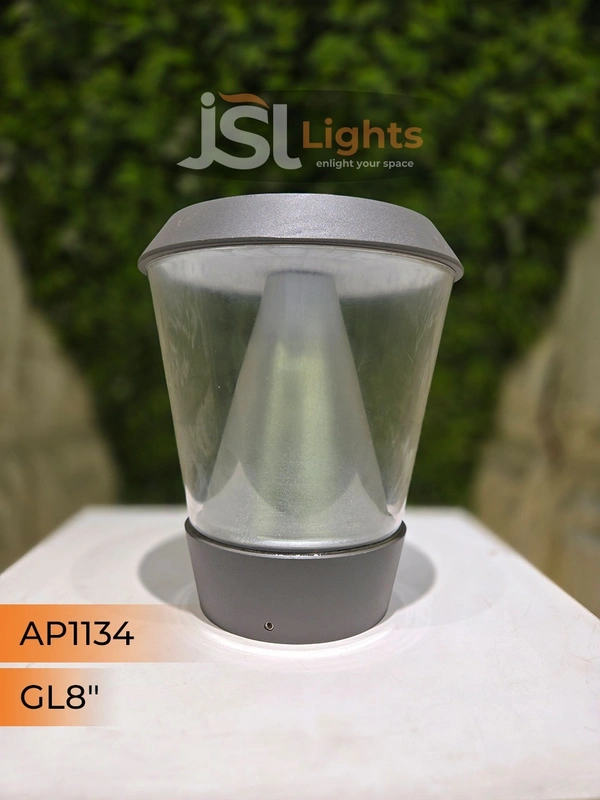 JSL 1134 12W 8-Inch LED Gate Light – Stylish Outdoor Pillar Lamp for Main Gate & Garden"
