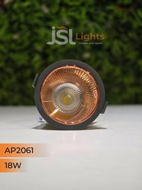 APRA 2061 18W Black RG Deep Recessed COB Downlight  - 18W, 3000K