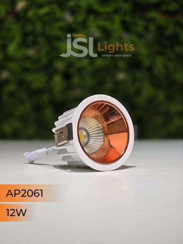 APRA 2061 12W PKW RG Deep Recessed COB Downlight - 12W, 3000K
