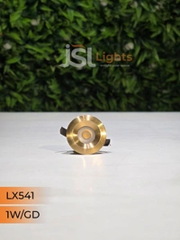 LX 541 3W Black GD Deep Recessed COB Downlight - 1W