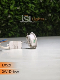 APRA LX 521D 2W White Deep Recessed COB Downlight - Blue