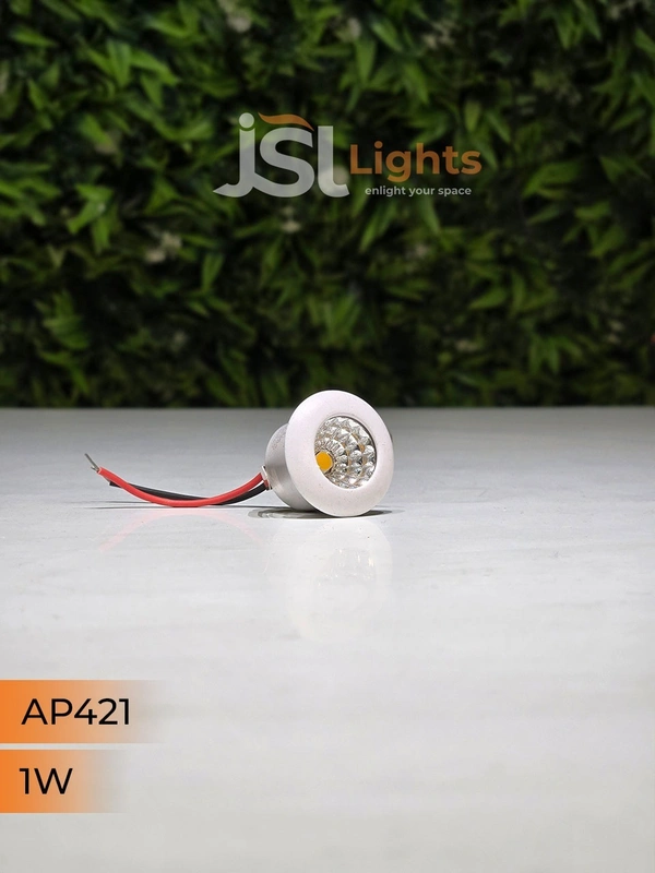 APRA  421 3W White Deep Recessed COB Downlight - 1W, GREEN