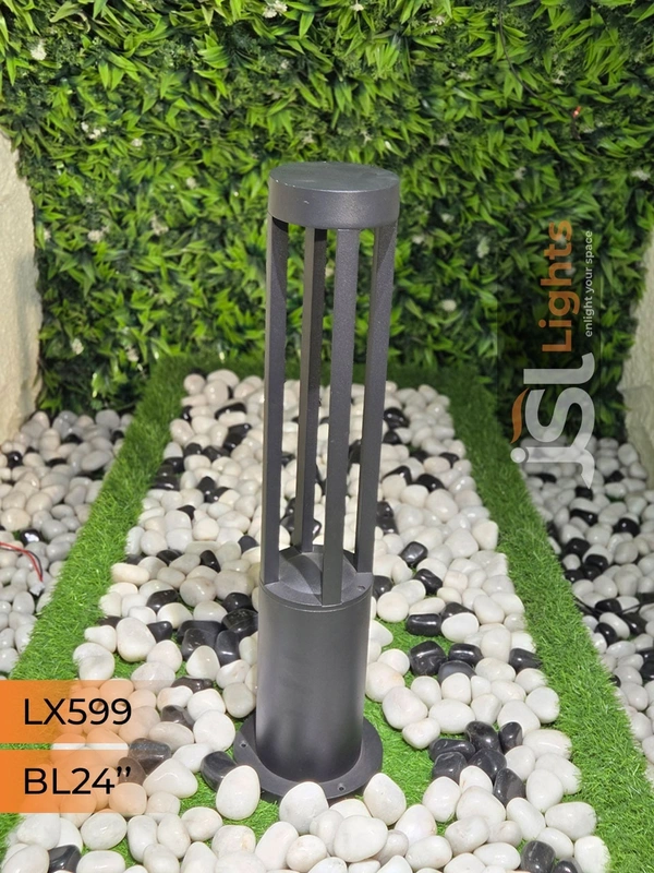 LX 599 12W 24 Inches Round Outdoor Gate Light - RD