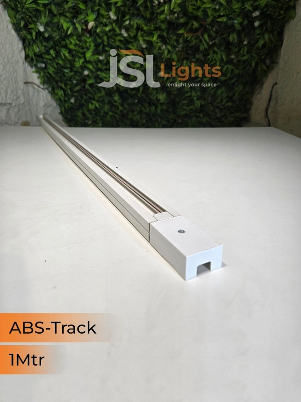 APRA 1Meter ABS Black Ceiling Track Channel - 1M, White