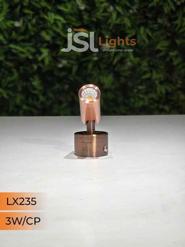 LX 235 Surface Wall Spot Focus Light – 3W / 6W / 10W | 3000K LED | Multiple Body Colours | Modern Picture Light - 3W, CP