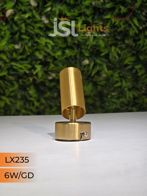 LX 235 Surface Wall Spot Focus Light – 3W / 6W / 10W | 3000K LED | Multiple Body Colours | Modern Picture Light - 6W, GD