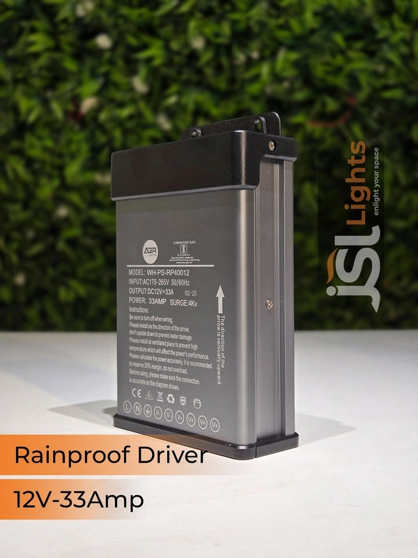 Rainproof 12V 33AMP SMPS LED Power Supply – 400W Constant Voltage Driver for Outdoor LED Sign Boards