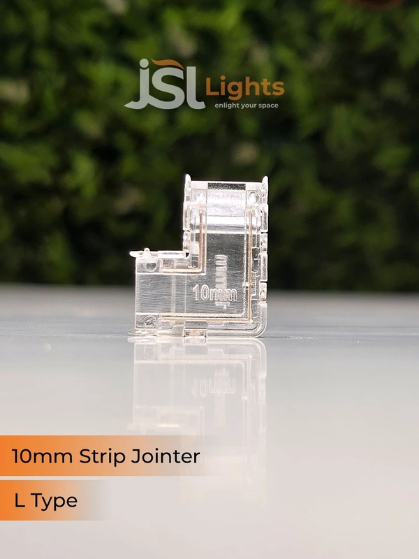 JSL APRA 10 mm Led Strip Jointer (20 Pcs Packing) - L Jointer