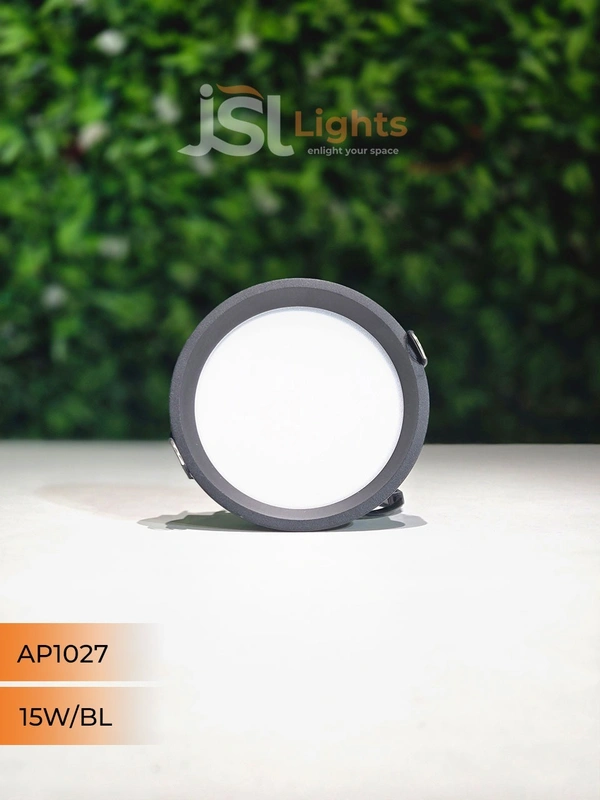 APRA 1027 15W RD Deep Down Diffuser Panel Led Light - 15W, 4000K, Black