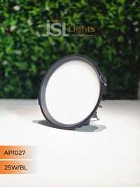 APRA 1027 25W RD Deep Down Diffuser Panel Led Light - 25W, 4000K, Black