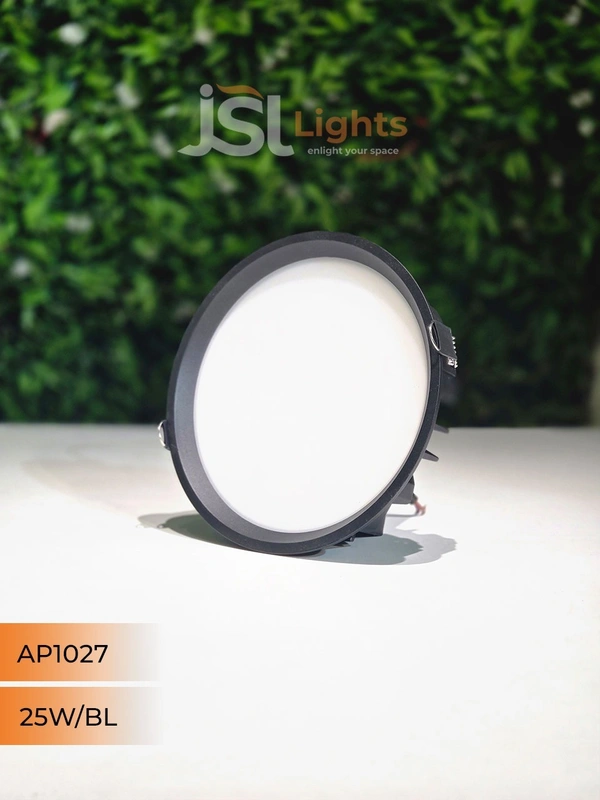 APRA 1027 25W RD Deep Down Diffuser Panel Led Light - 25W, 4000K, Black