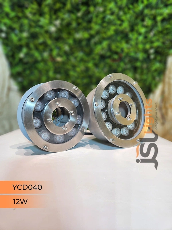 APRA YCD040-IMP Under Water 12W Nozzle Pool Led Light - 12W, RGB