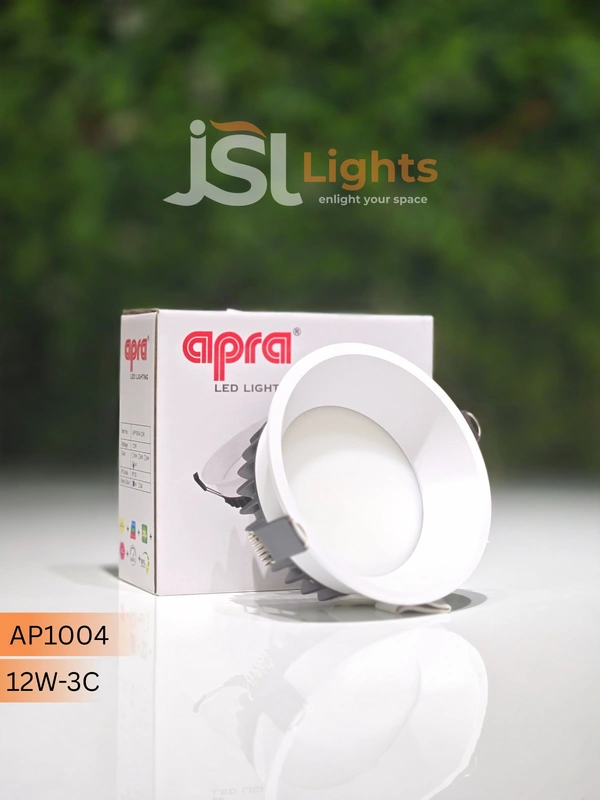 AP1004 - 3CCT 12W White Deep Recessed Downlight | Best Downlight for Home - 12W