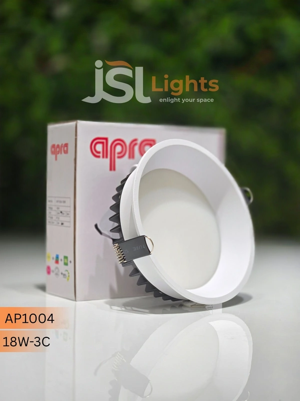 AP1004 - 3CCT 18W White Deep Recessed Downlight | Best Downlight for Home - 18W