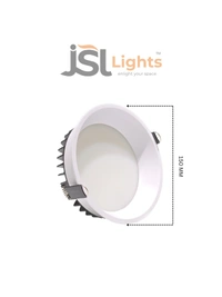 AP1004 - 3CCT 18W White Deep Recessed Downlight | Best Downlight for Home - 18W