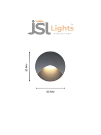 APRA D412- 3W Led Stair Foot Light Grey Body - 1 pcs